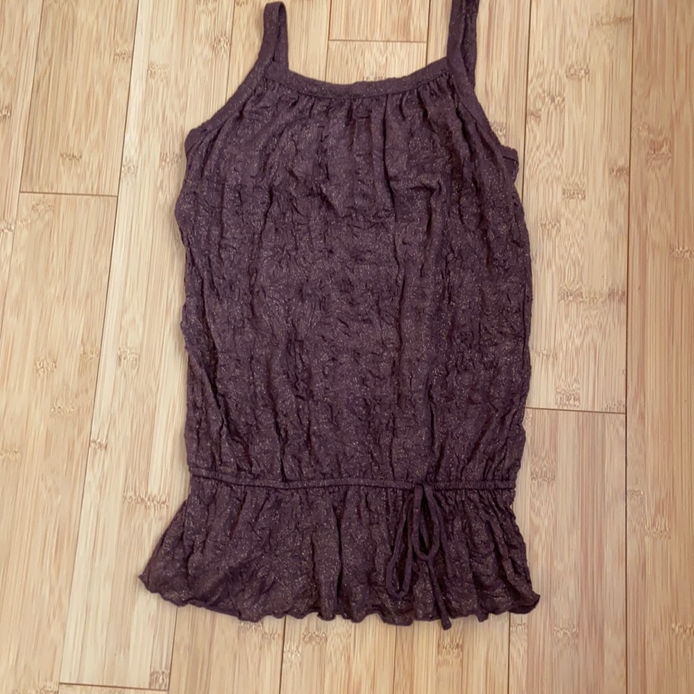 Brown shimmery tank